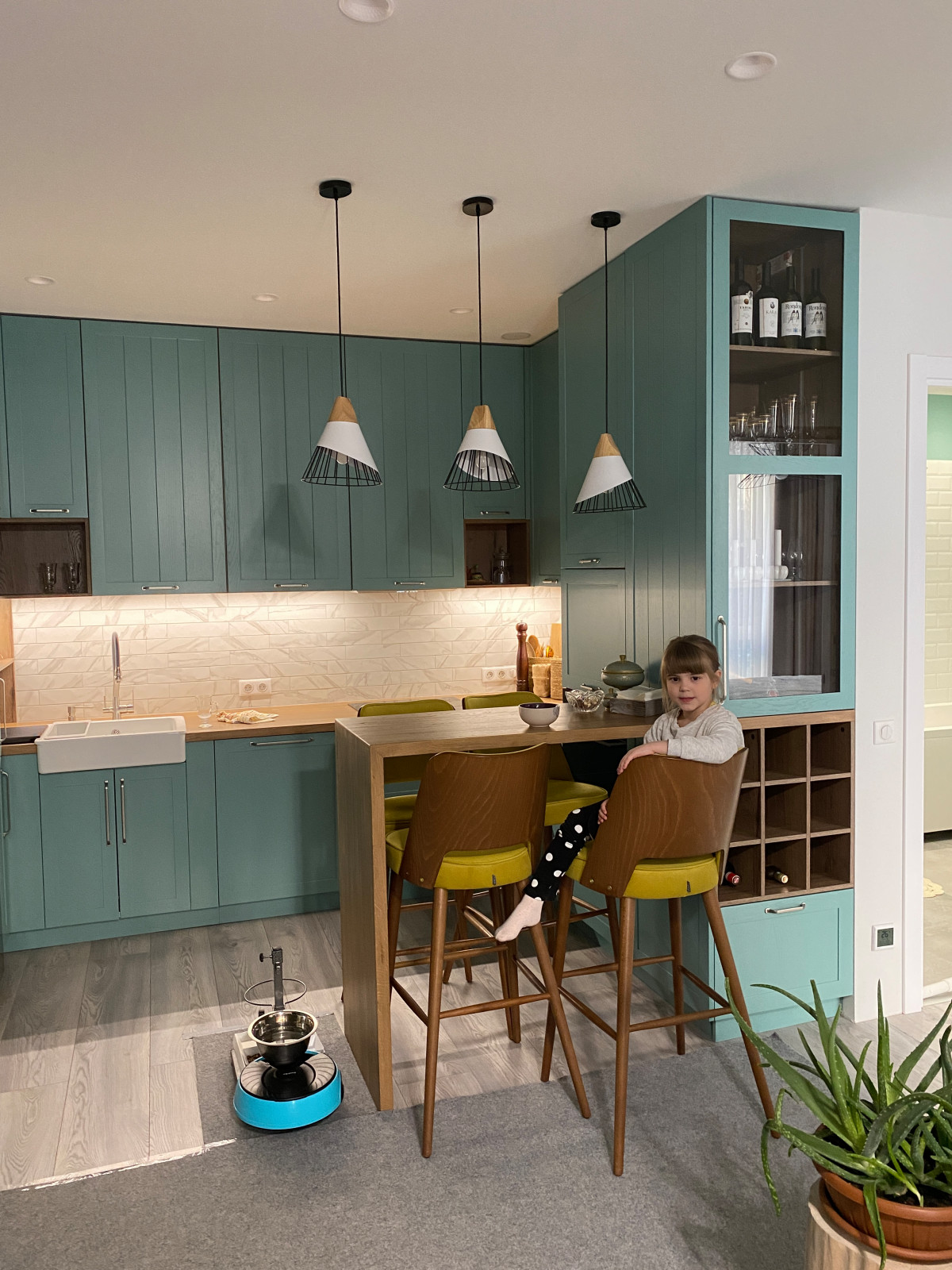 П-образная Кухня в стиле «Прованс»