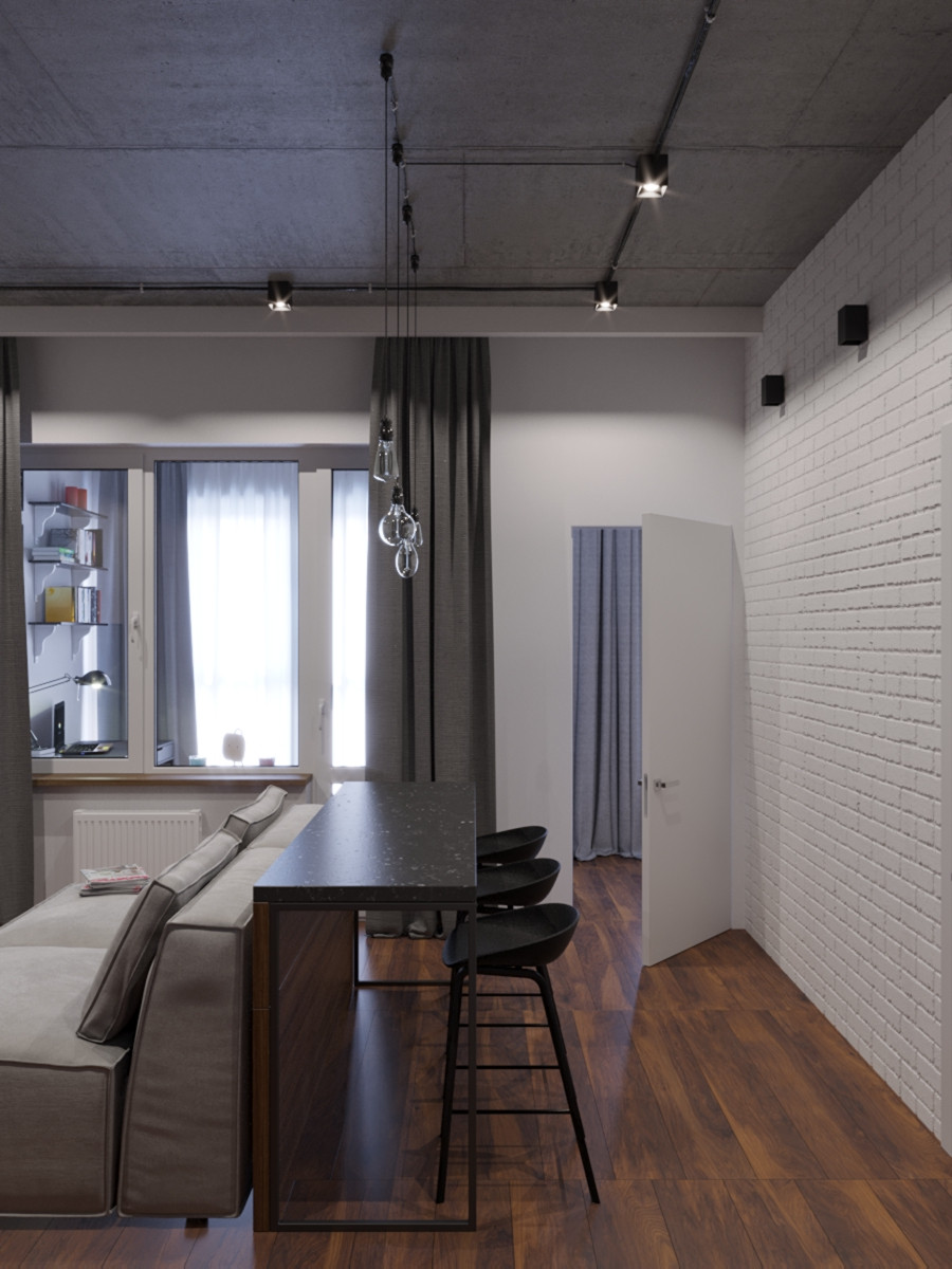 45 кв.м, просторно и экономно