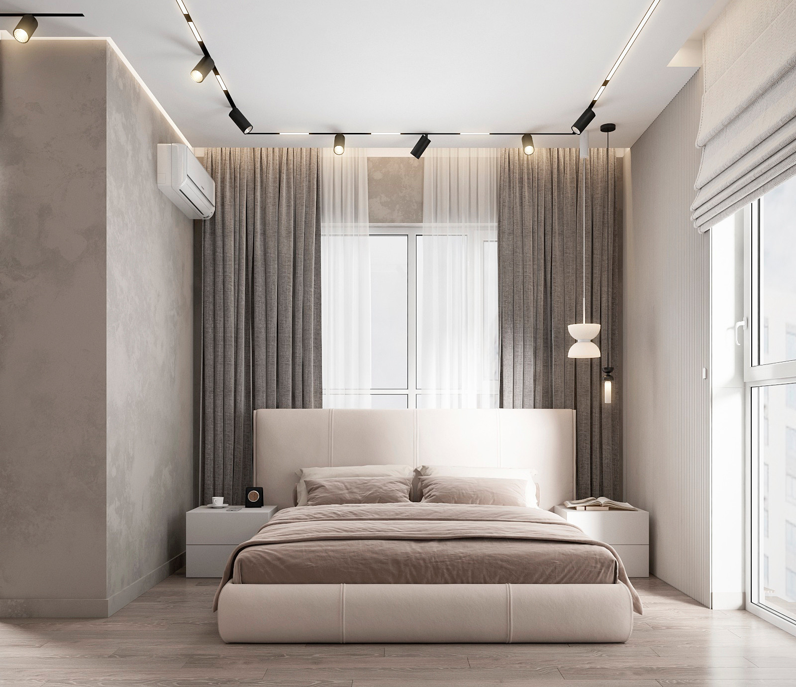 Квартира с вторым светом в современном стиле