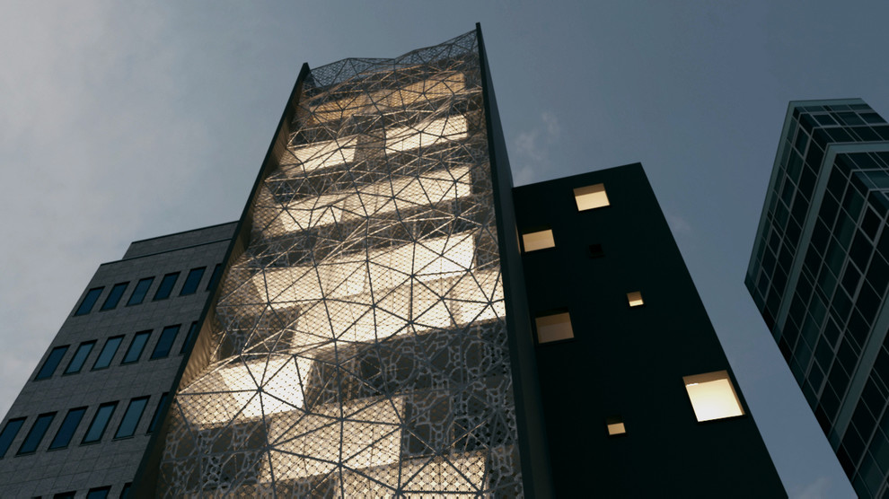 Обложка проекта: Визуализация экстерьера здания