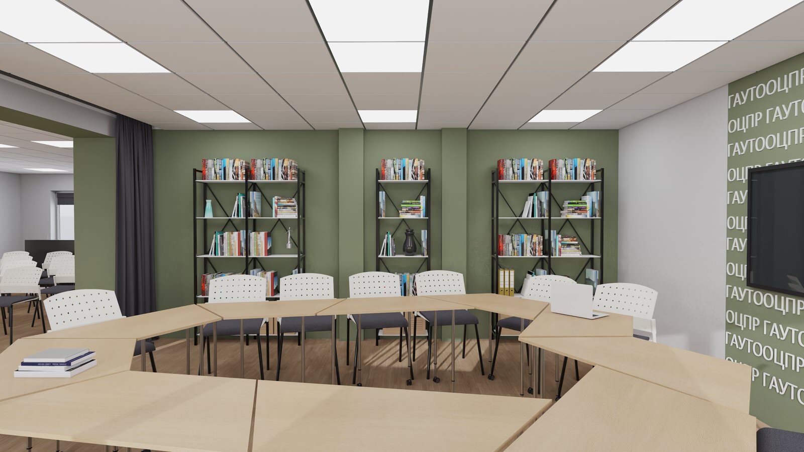 Общие пространства Областного центра профилактики и реабилитации в г. Тюмень