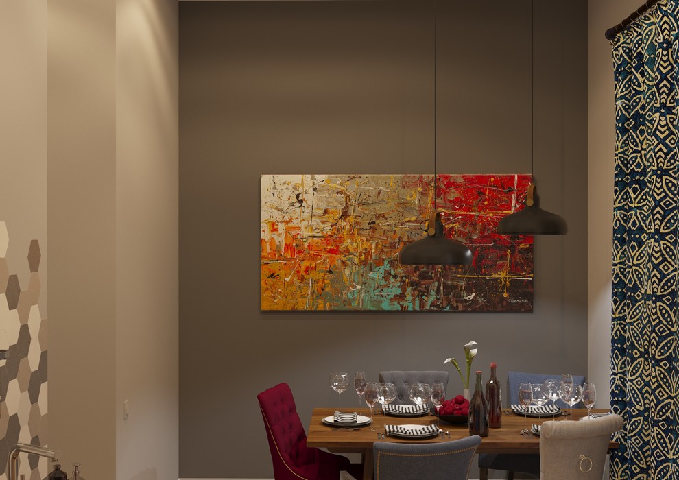 Современная квартира в центре Челябинска.