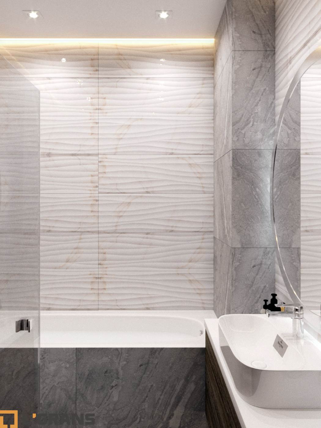 Дизайн проект интерьера 3к. квартиры ул. Советская