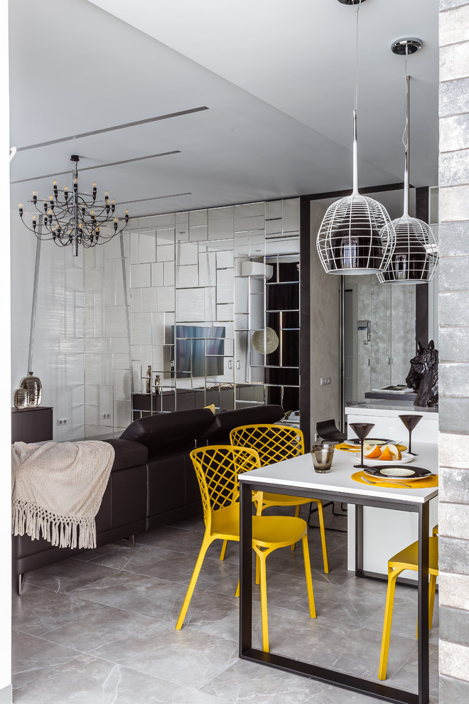 Фото кухни реализованного проекта квартиры ЖК "Адмирал".