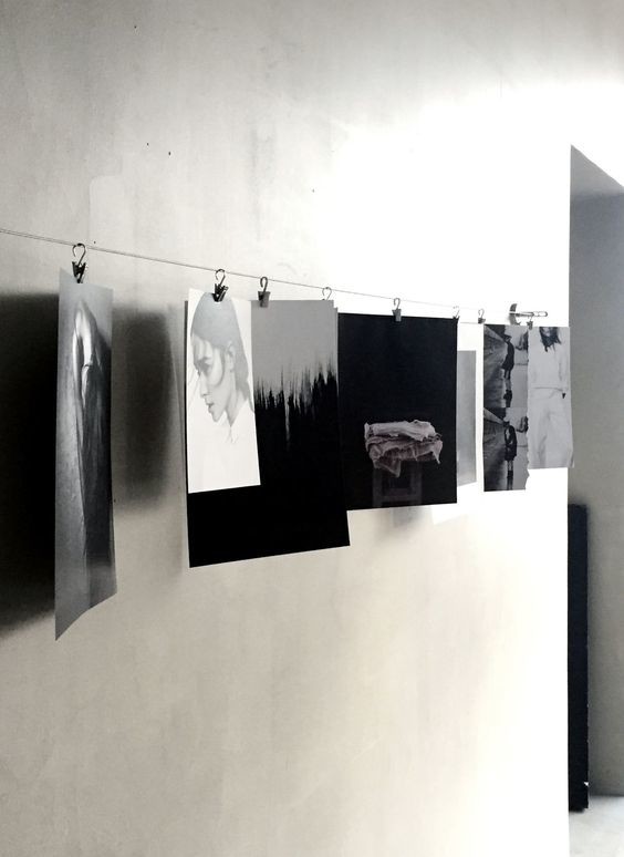 Фотография в интерьере / Черно-белые фотографии и скандинавский стиль