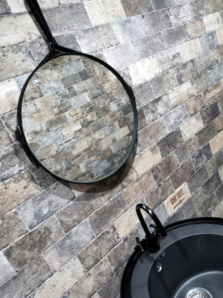 САНУЗЕЛ В СТИЛЕ "ЛОФТ"