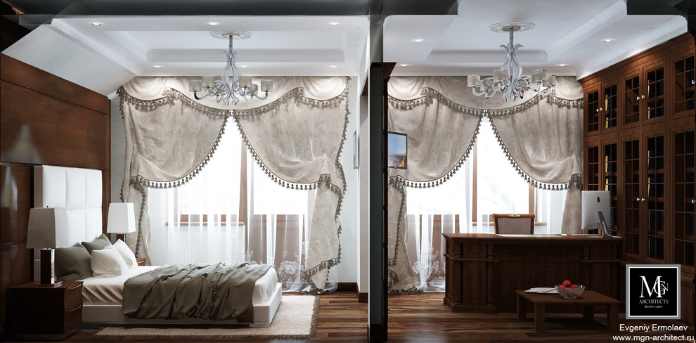 КП Иволги, дом в классическом стиле , темный вариант