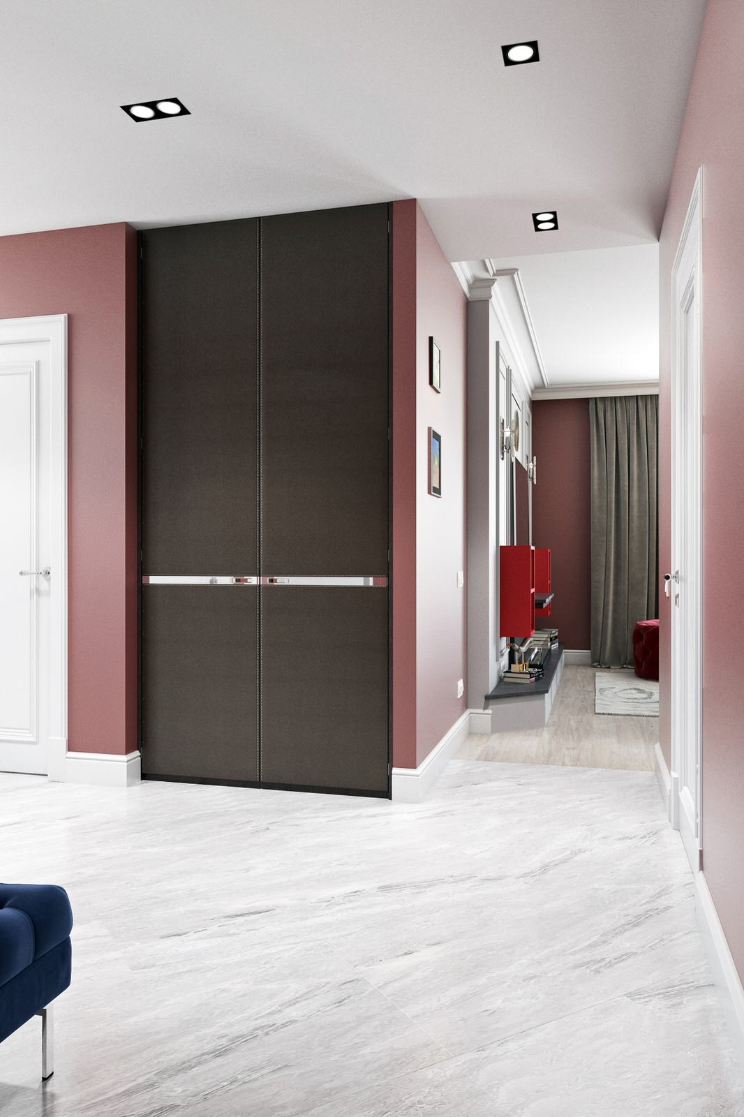 Интерьер квартиры в ЖК Wellton Park (95,7 кв.м.) "Палитра"