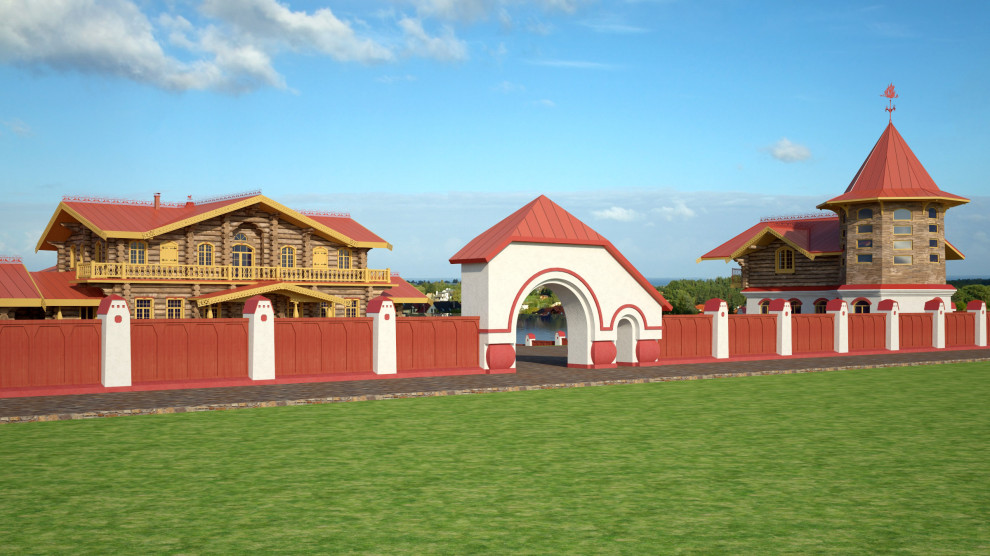 Обложка проекта: Древнерусский городок