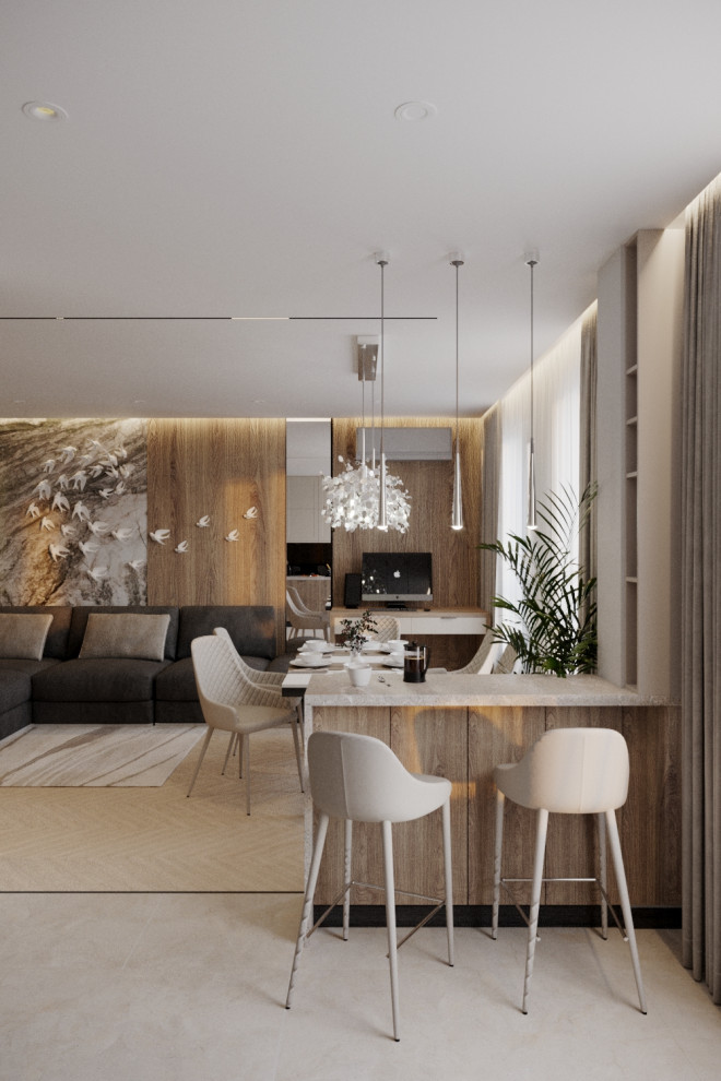 Обложка проекта: Квартира в современном стиле жк EVOpark