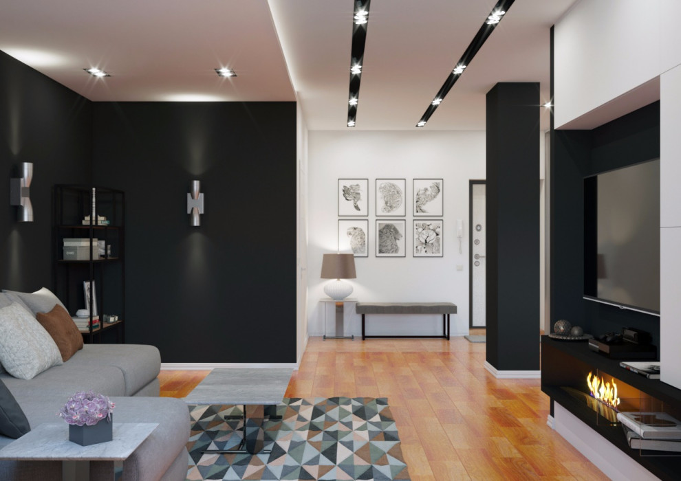 Обложка проекта: ЖК Мосфильмовский, квартира для Холостяка