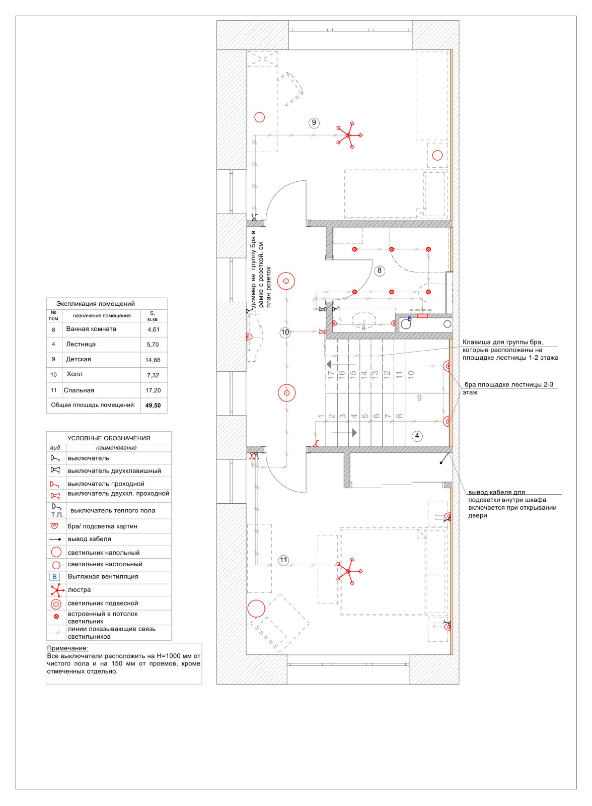 Рабочий и эскизный  проект. Таун-хауз Вяземское 156 м.кв.