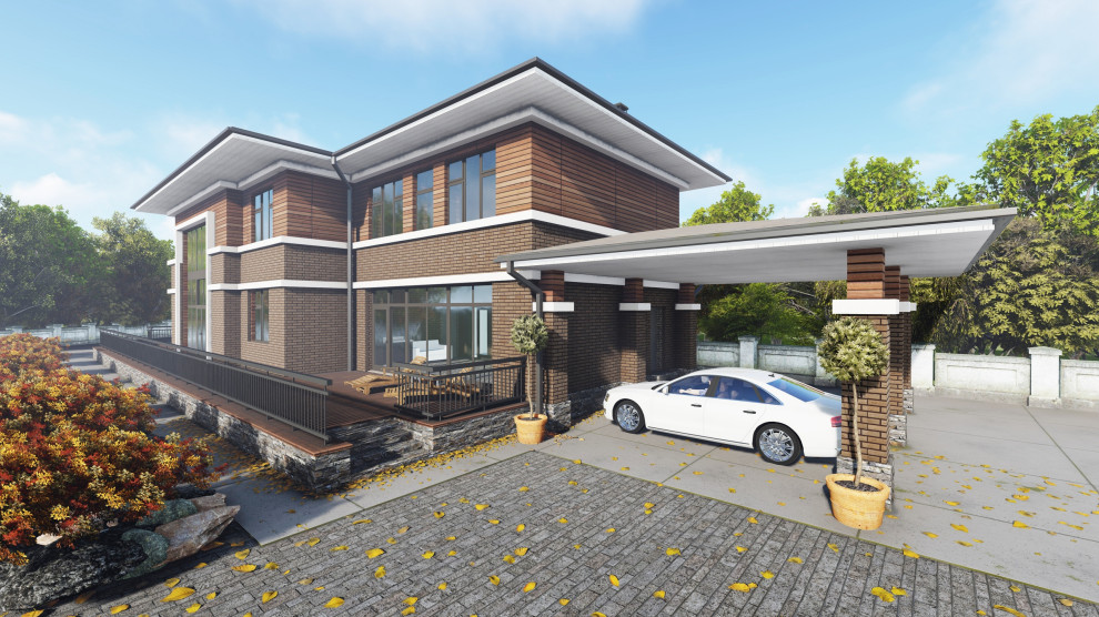 Дом в стиле Райта