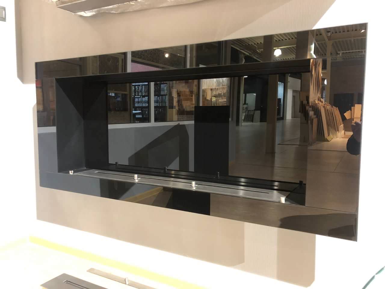 Обложка проекта: Биокамин с рамками из стемалита.