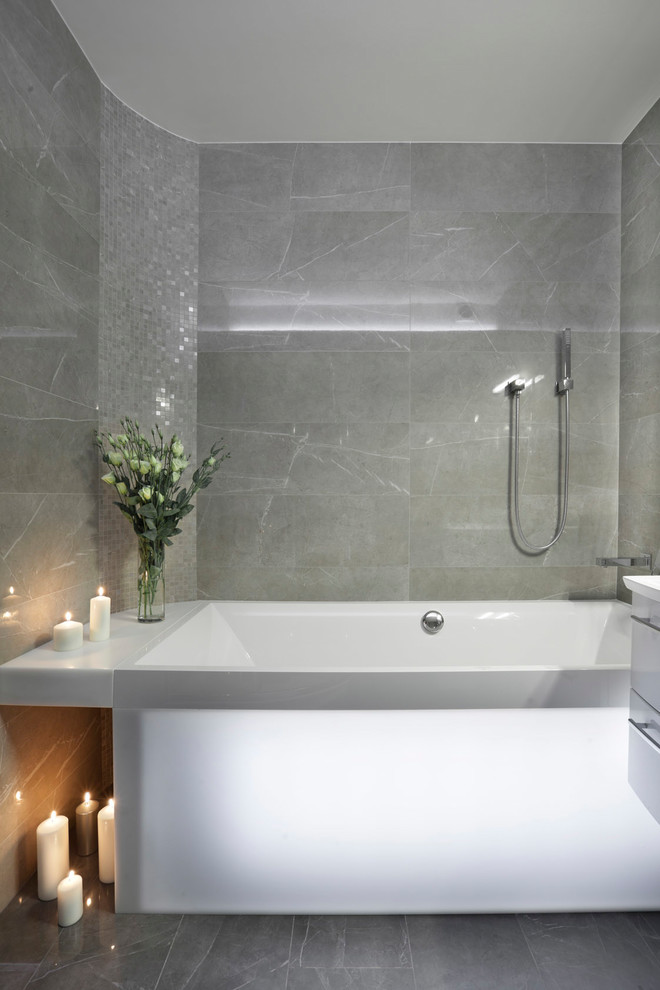 Двухэтажная квартира в современном стиле