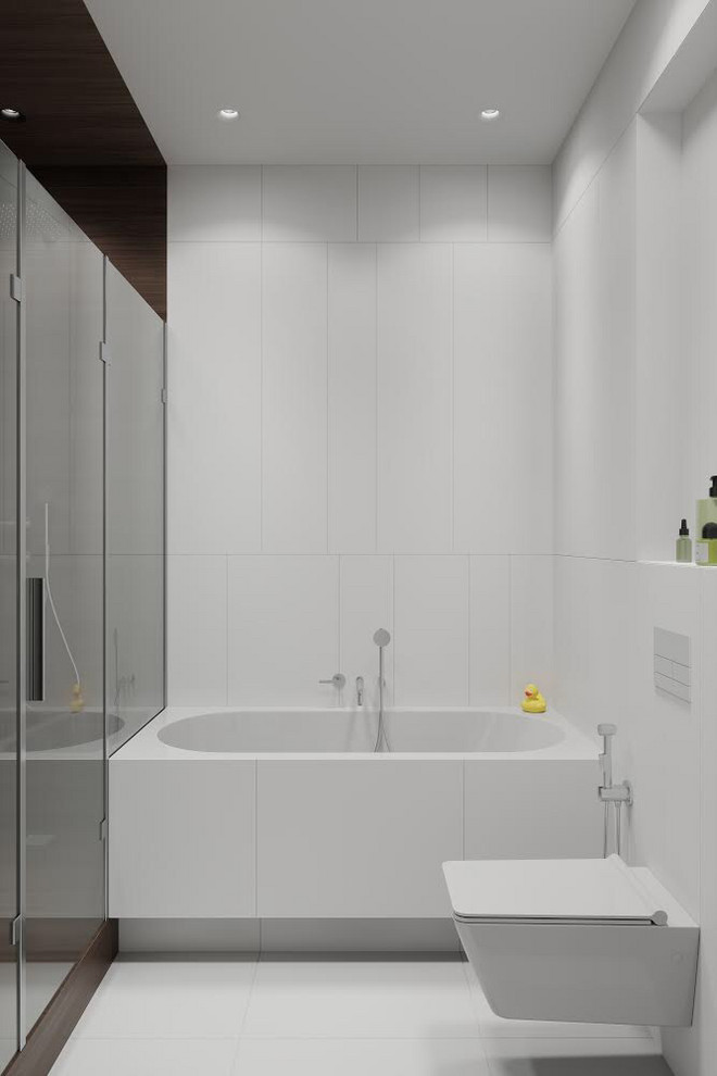 Дизайн-проект квартиры в стиле минимализм (Дыбенко)