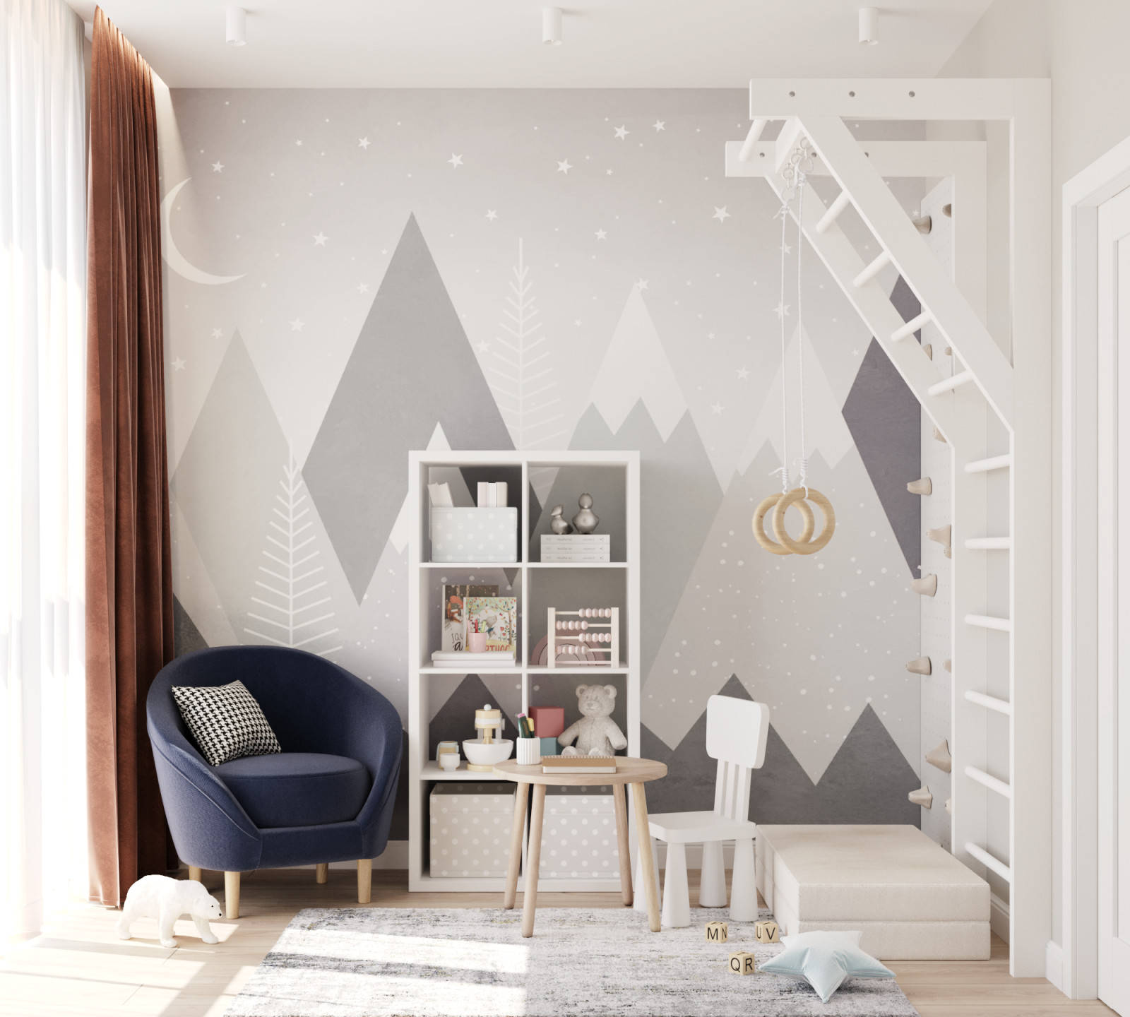 Дизайн проект детской ЖК Фреш