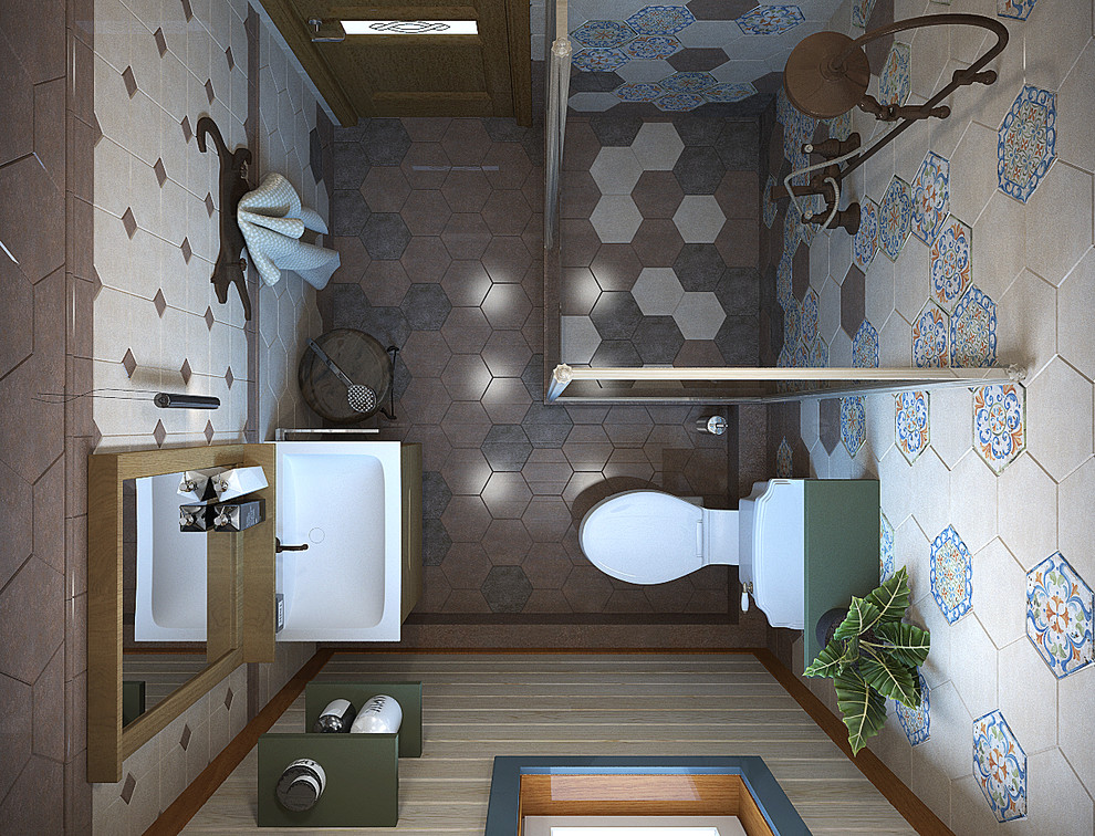 Сан.узел 2 этаж. Вид сверху