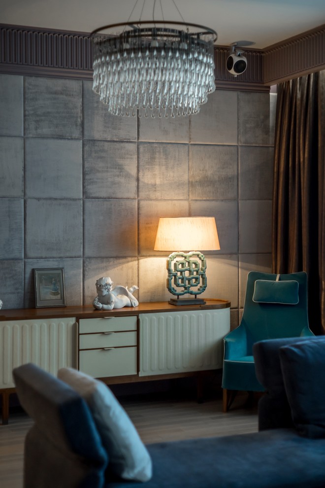 Обложка проекта: Квартира в современном стиле с элементами арт-деко