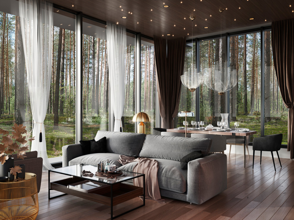 Терраса в сосновом бору