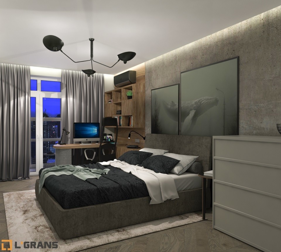 Дизайн интерьера 2к. квартиры в ЖК Культура