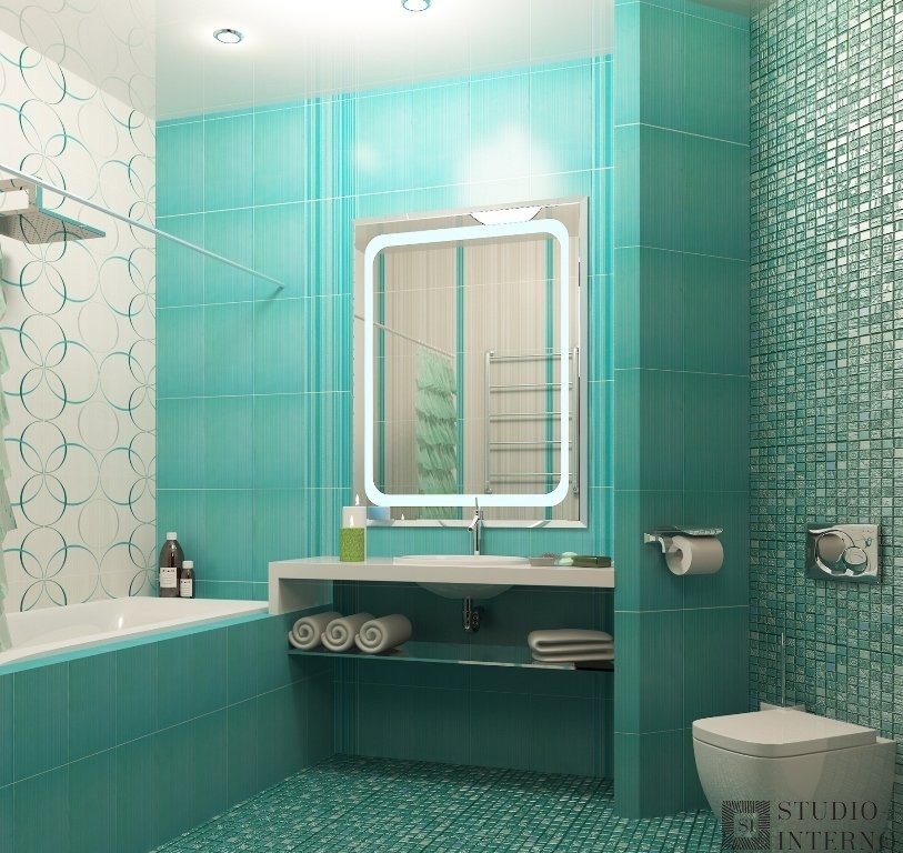 Интерьер квартиры выполнен в современном стиле .