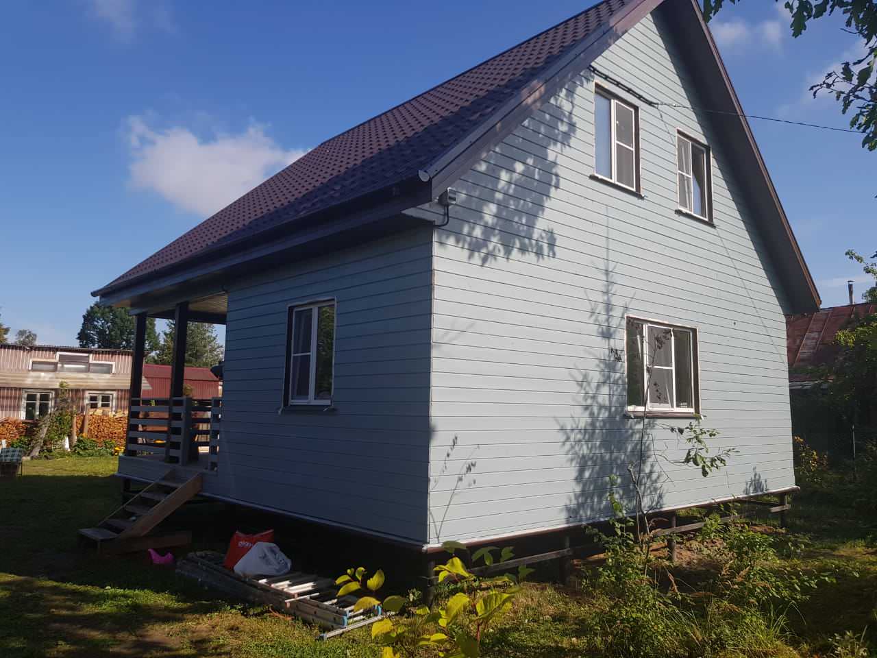 Обложка проекта: Покраска дома в п.Апраскино