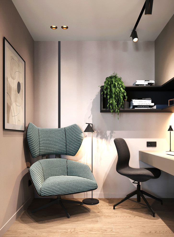 Современная квартира в теплых тонах