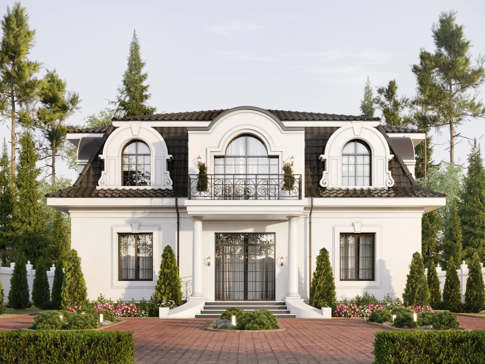 СОВРЕМЕННЫЙ ДОМ В КЛАССИЧЕСКОМ СТИЛЕ