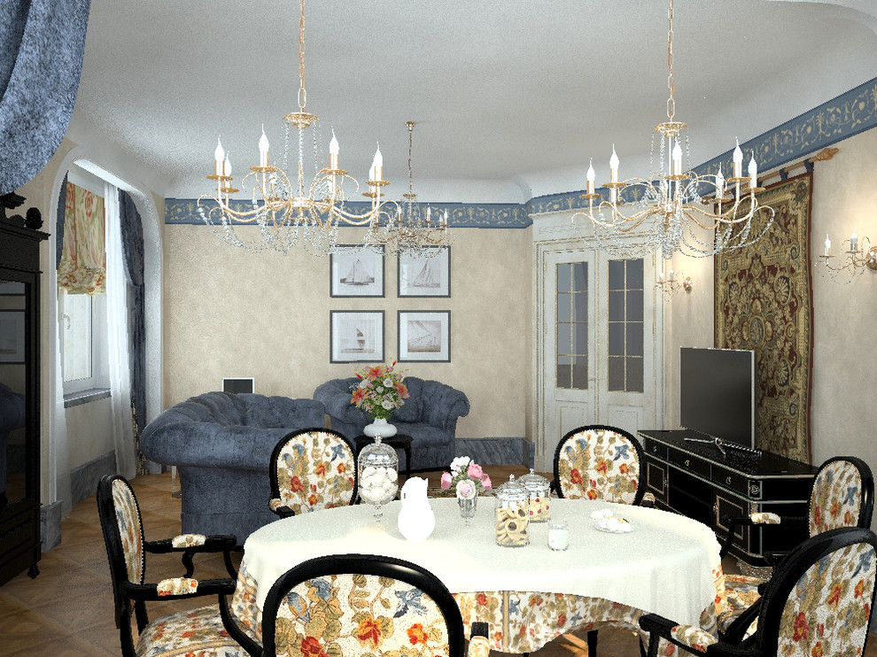 Интерьер в синих тонах