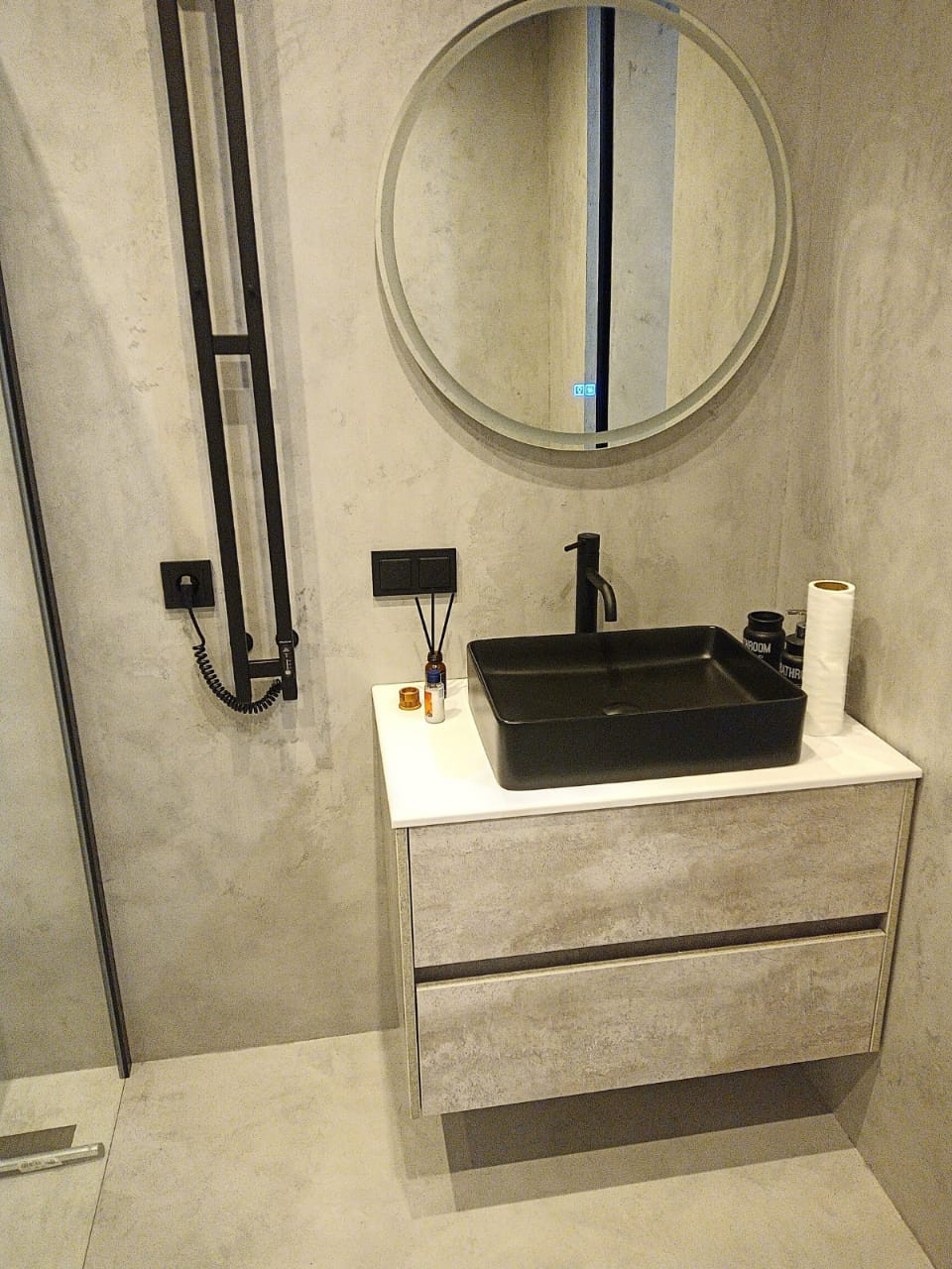 Стены микробетон