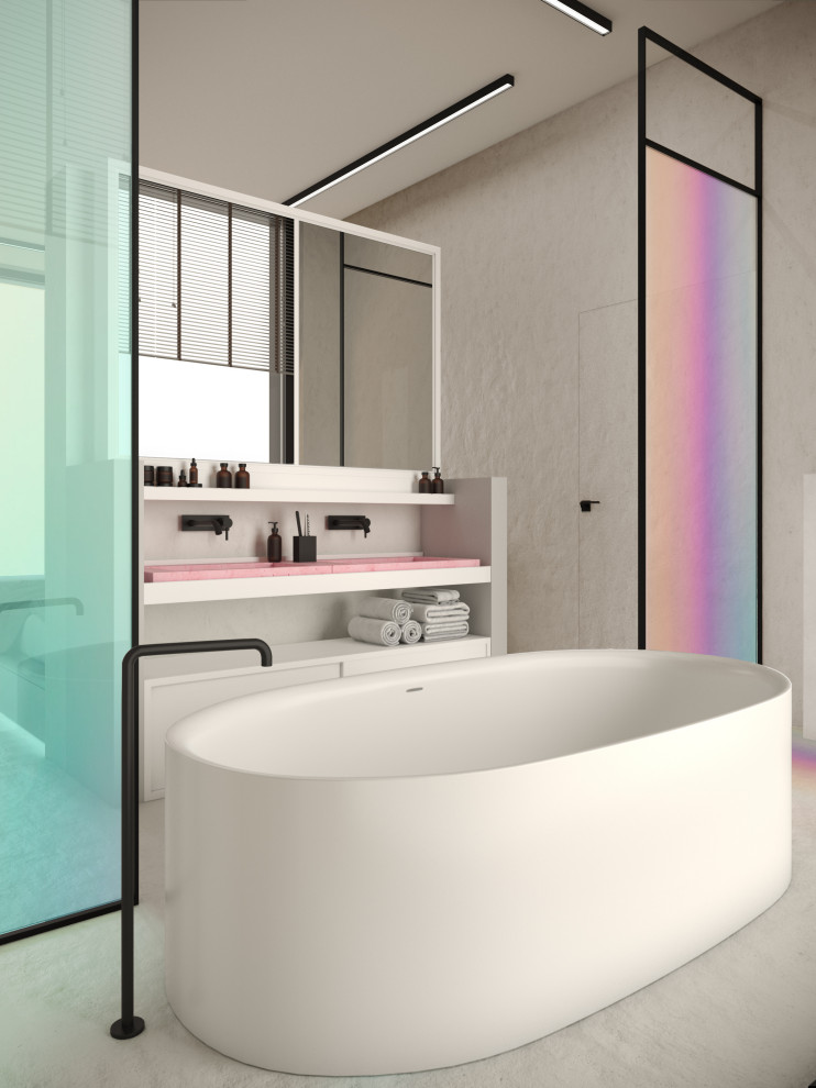 Интерьер большого загородного дома