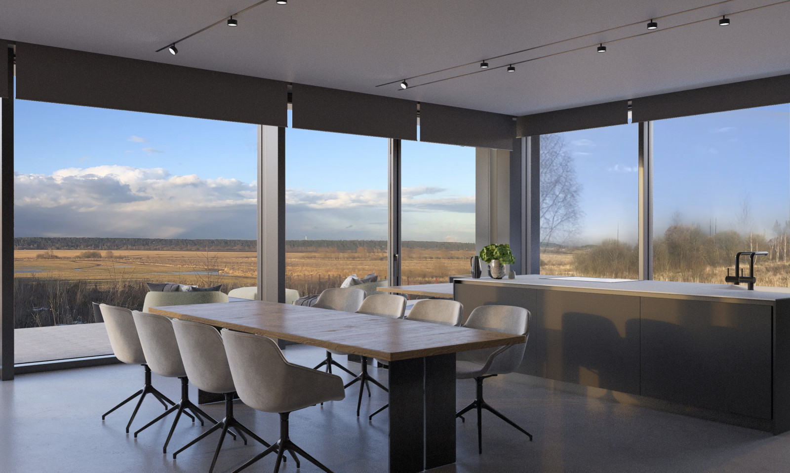 Визуализация коттеджа