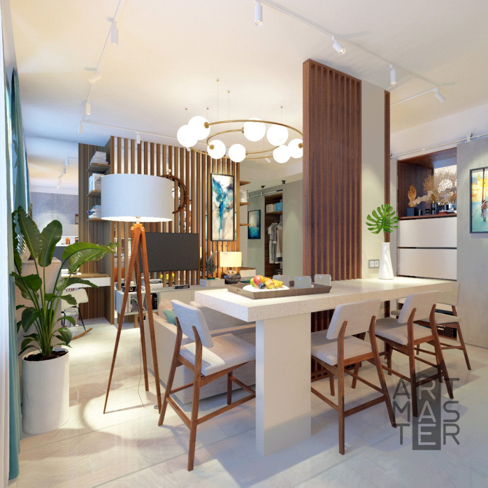 Четырехкомнатная квартира в ЖК Город, Москва