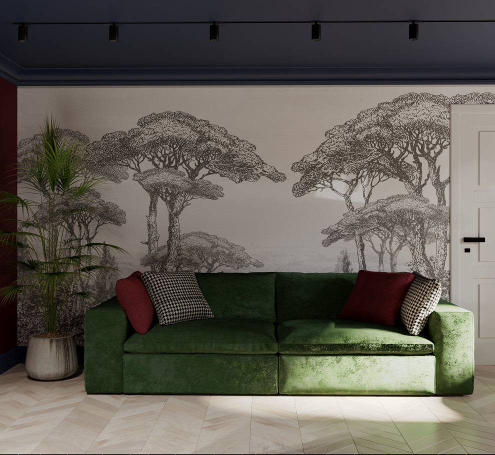 Яркая хрущёвка 45 кв.м для молодой пары