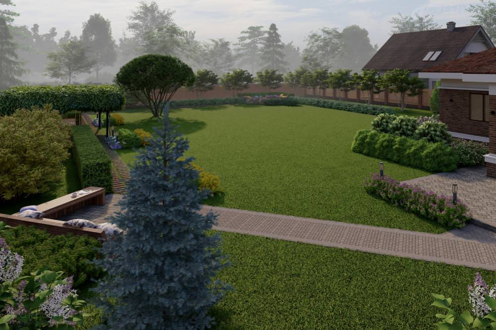 Проект сада в к.п. Николино Поле Кстовского района Нижегородской области.