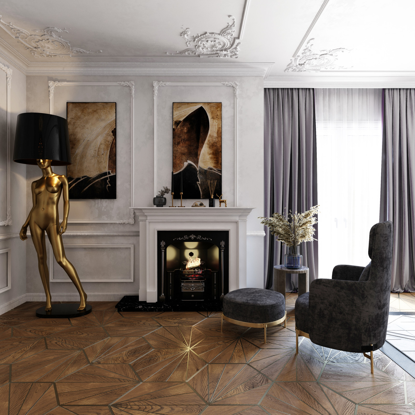 Обложка проекта: Интерьер спальни