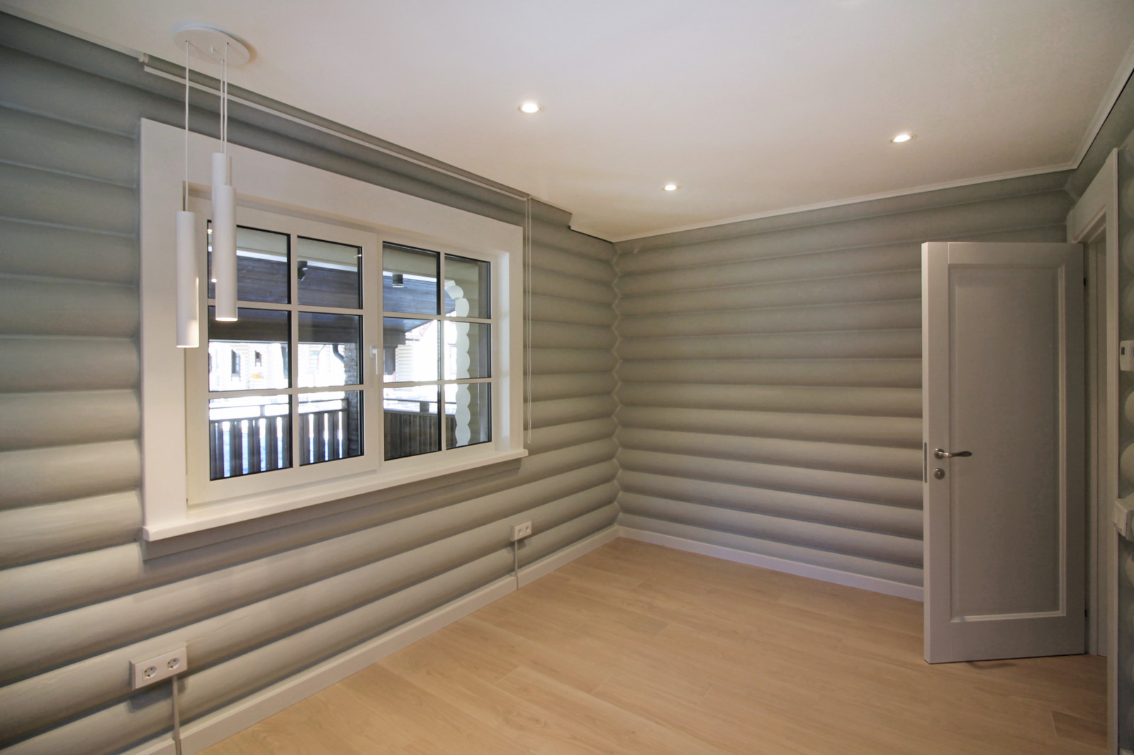 Срубовой коттедж в Рощино