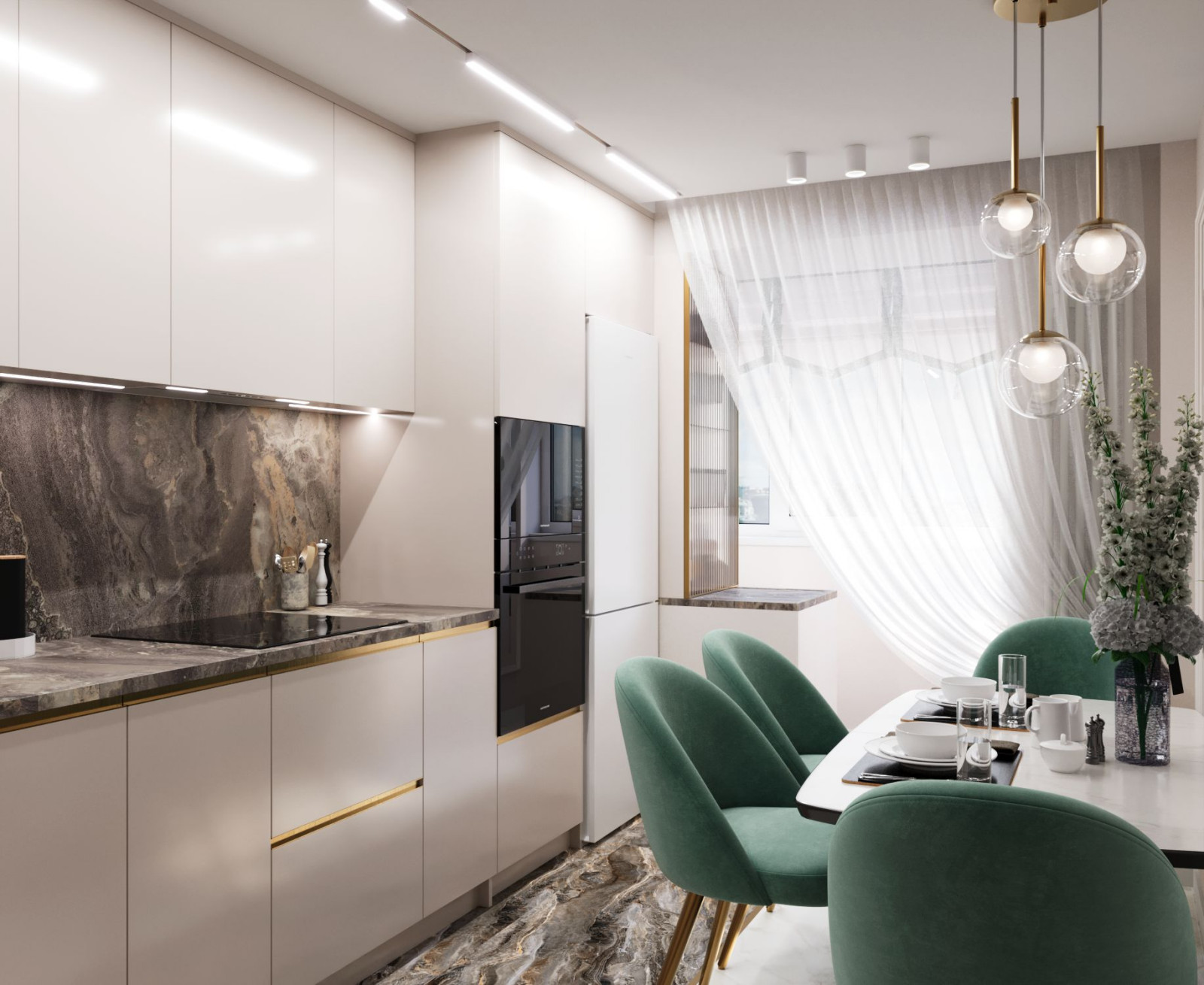 Квартира площадью 37,5 кв.м.