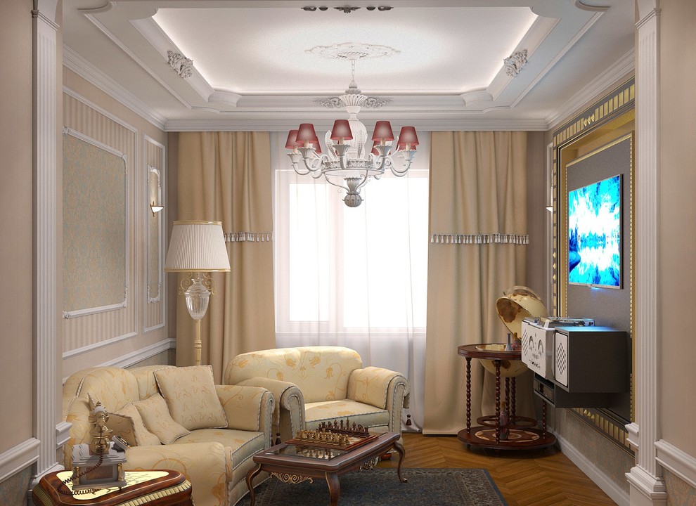 Гостиная. Неоклассика.