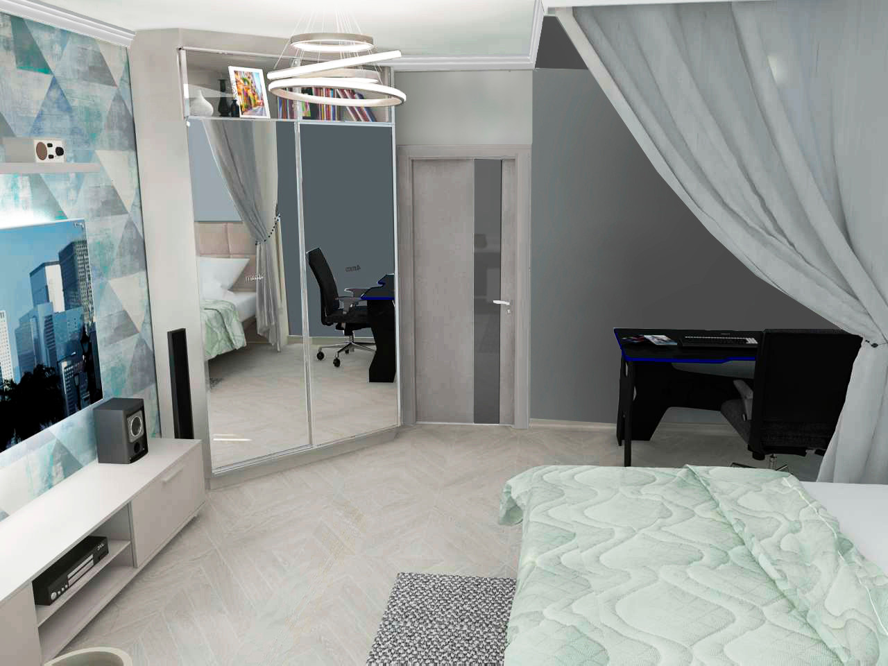 Квартира холостяка геймера