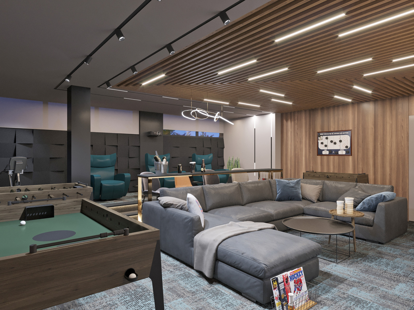 Домашний кинотеатр с функцией спортбара