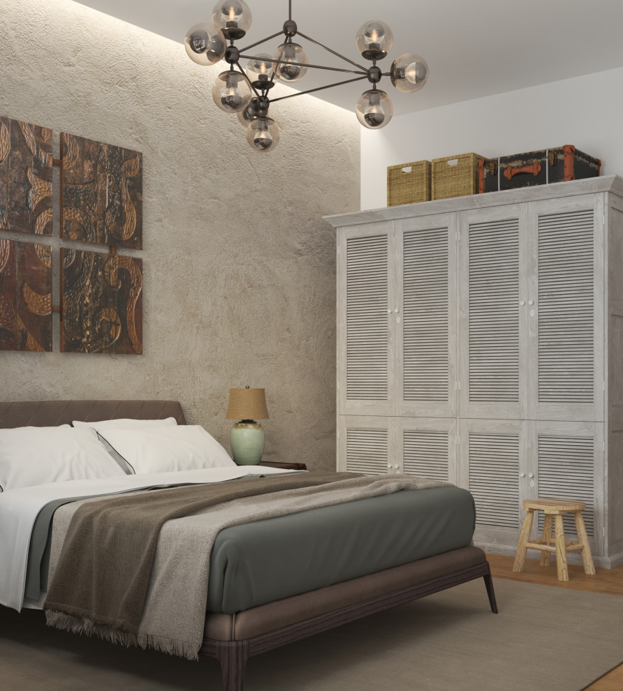 дизайн-проект интерьера деревянного загородного дома