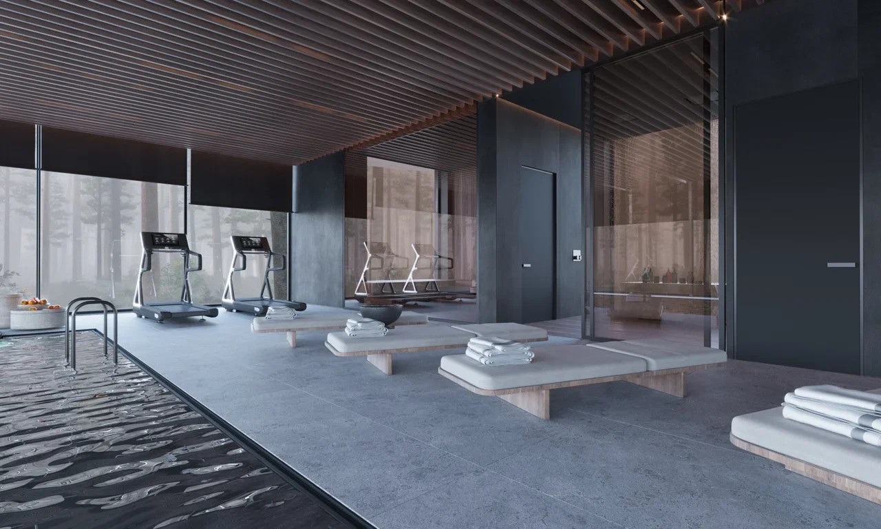 Обложка проекта: Спа-зона в интерьере дома в КП Променад