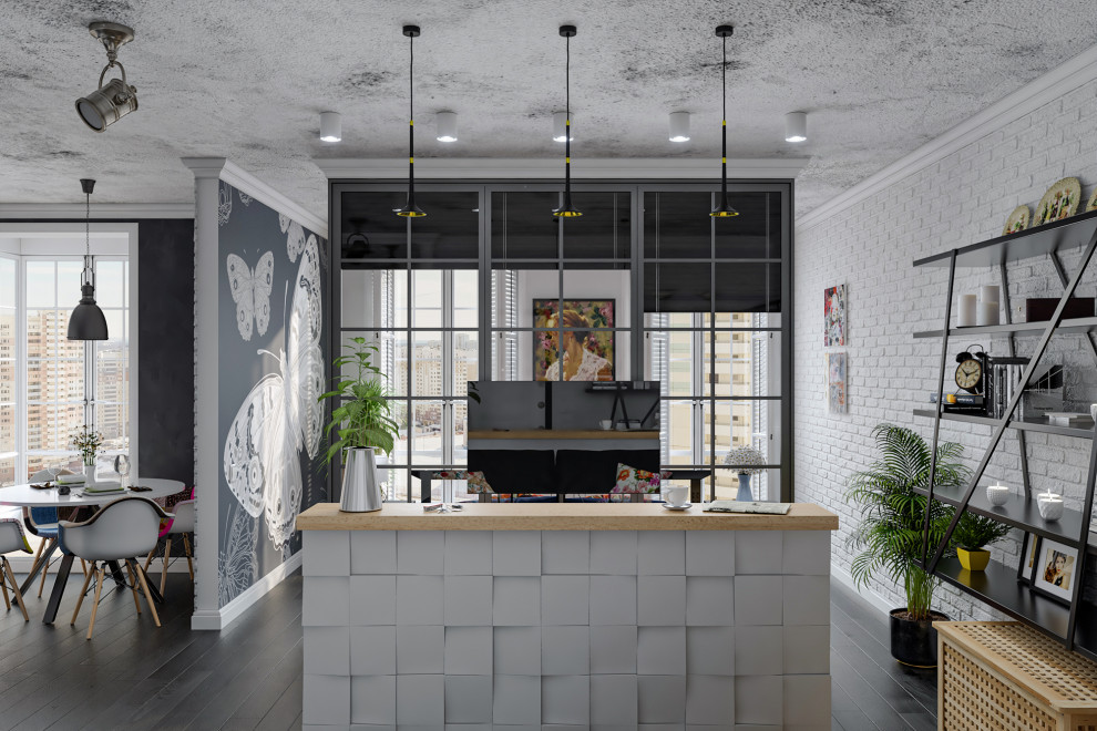 Обложка проекта: Однокомнатная квартира-студия