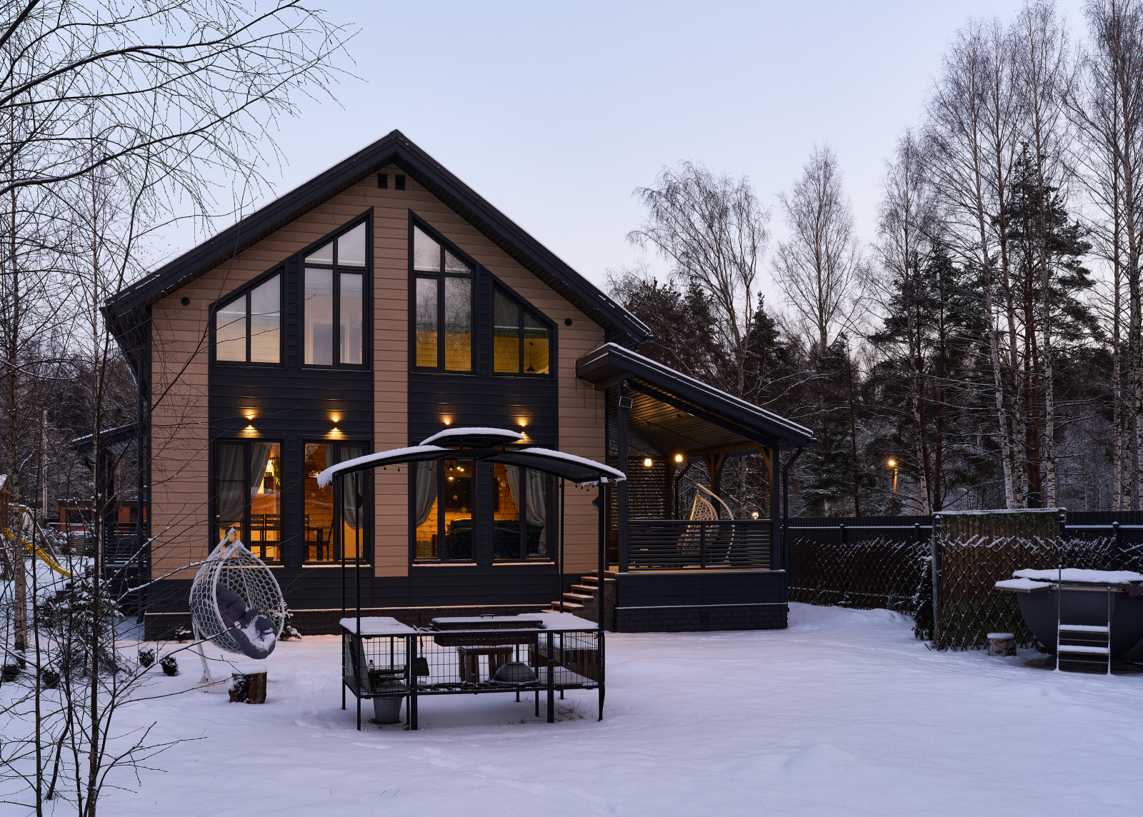 Съемка дома для отдыха. Крокусы. Санкт-Петербург