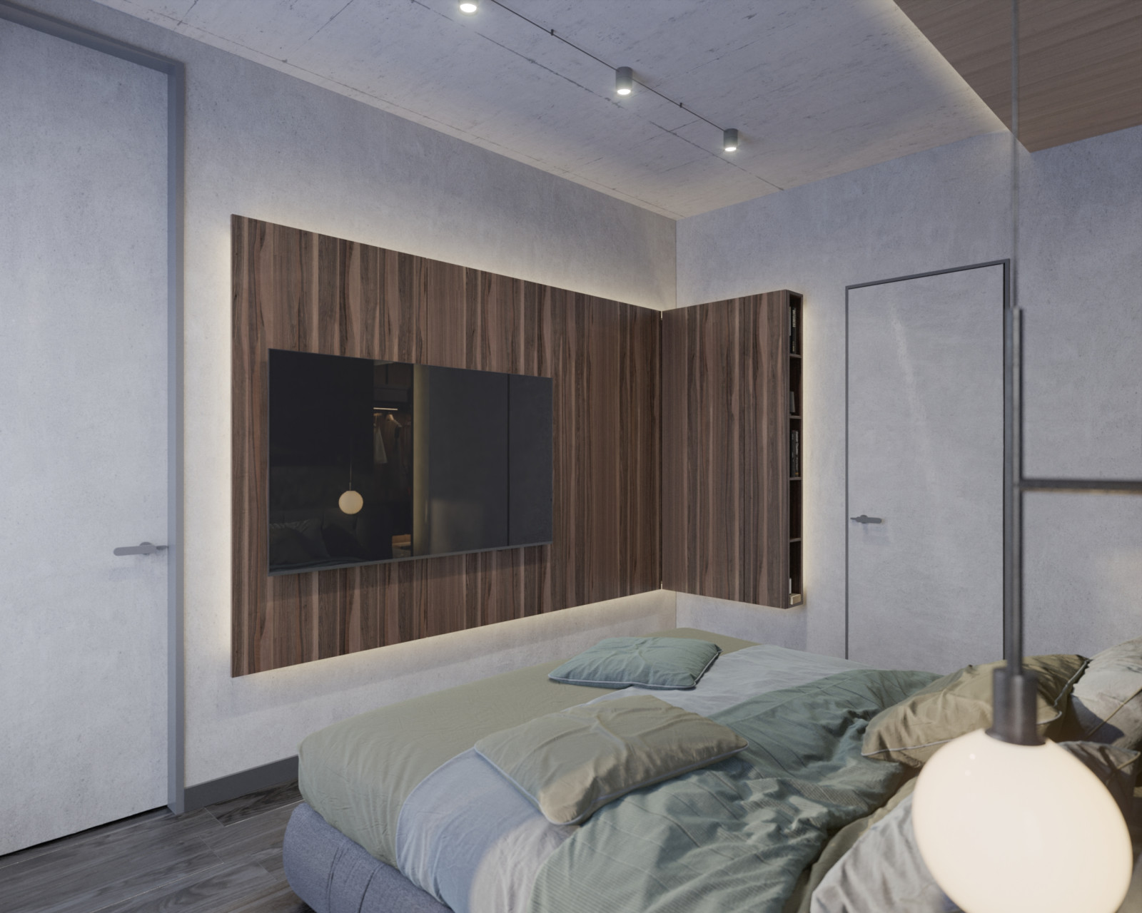 Квартира в стиле лофт, 105 м2