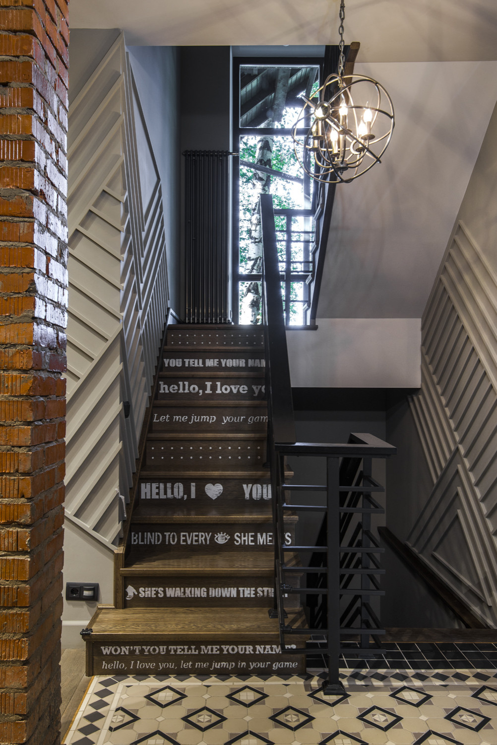 Брутальный загородный дом. Дизайнер: Светлана Дикушина