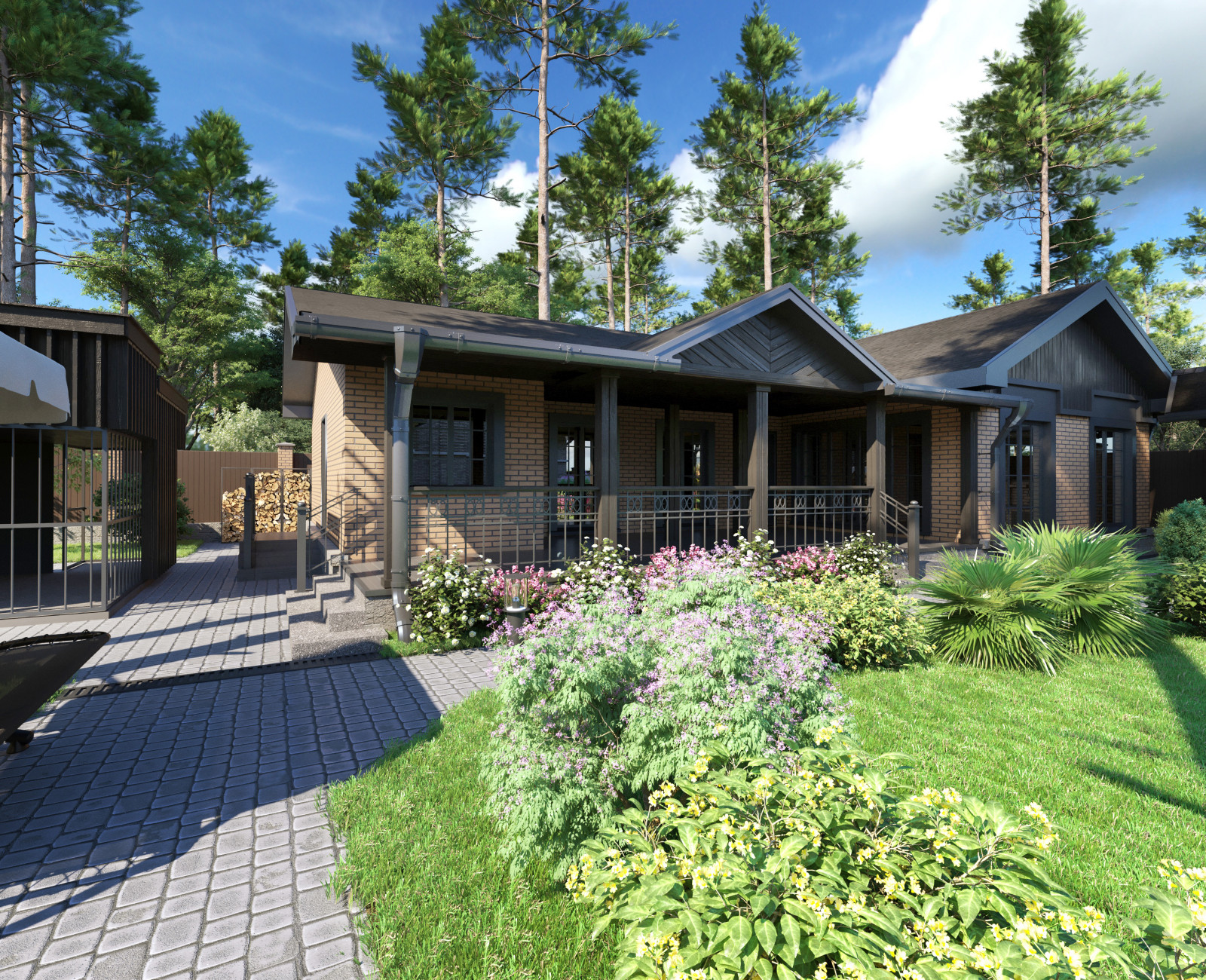 Частный жилой дом. Архитектура/Благоустройство