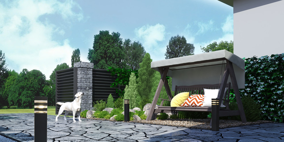 Ландшафтный дизайн участка и архитектурный проект дома. "Плеханово"